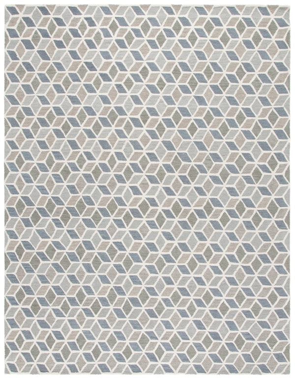 Safavieh Ebony Hand Tufted Wool Cotton Geometric Area Rug for Living Room or Dining Space EBN656F-8