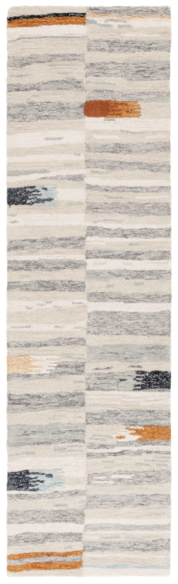 Safavieh Ebony Hand-tufted Area Rug: Luxurious Abstract Design In Soft Hues For Modern Home Elegance Ivory ,Grey 85% Wool,15% Cotton Ebn703a-29