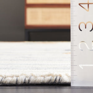 Safavieh Ebony Hand-tufted Area Rug: Luxurious Abstract Design In Soft Hues For Modern Home Elegance Ivory ,Grey 85% Wool,15% Cotton Ebn703a-29