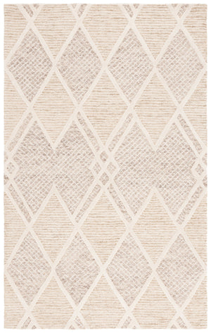 Safavieh Ebony Hand-tufted Area Rug - Luxurious Wool And Cotton Blend For Modern Home Decor And Comfort Beige ,Ivory 85% Wool,15% Cotton Ebn706b-28