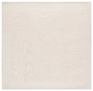 Safavieh Ebony Runner Area Rug - Elegant Hand-tufted Wool Design For Modern Home Decor In Any Space Ivory Wool Pile Ebn725a-6sq