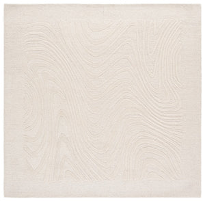 Safavieh Ebony Hand-tufted Area Rug - Stylish Wool Pile For Cozy Living Spaces, Perfect For Modern Interiors Ivory Wool Pile Ebn725a-6