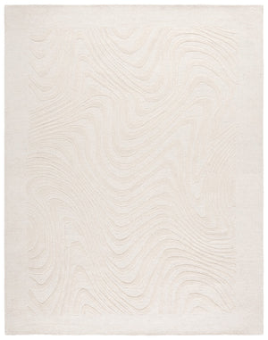 Safavieh Ebony Hand-tufted Area Rug - Stylish Wool Pile For Cozy Living Spaces, Perfect For Modern Interiors Ivory Wool Pile Ebn725a-6