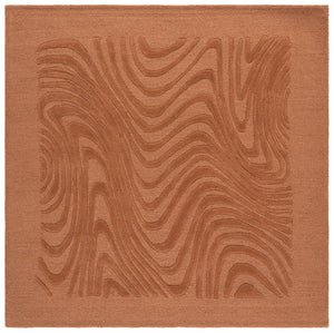 Safavieh Ebony Hand-tufted Area Rug - Stylish Wool Pile For Cozy Living Spaces, Perfect For Modern Interiors Rust Wool Pile Ebn725p-6r