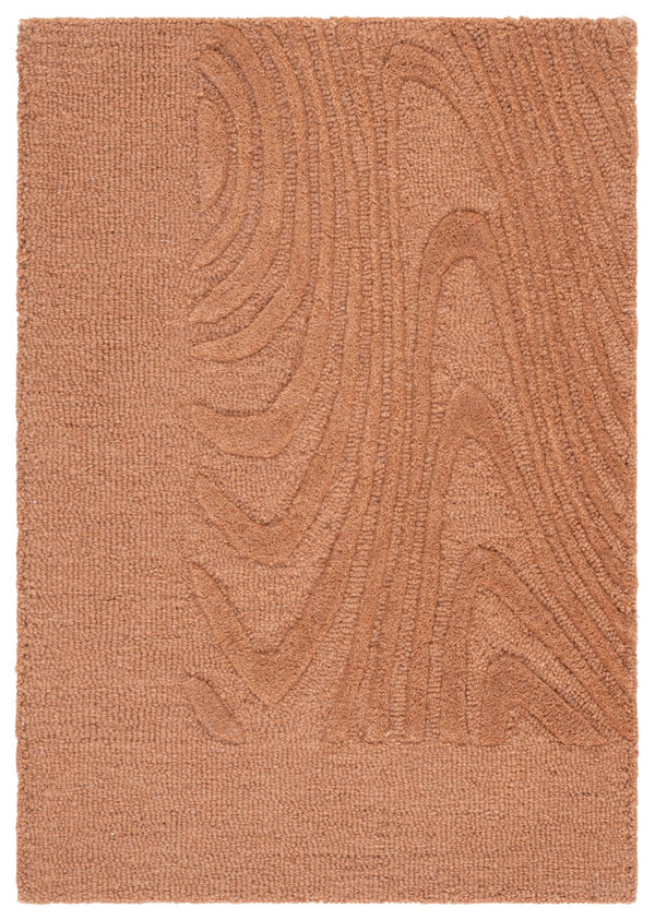 Safavieh Ebony Hand-tufted Area Rug - Stylish Wool Pile For Cozy Living Spaces, Perfect For Modern Interiors Rust Wool Pile Ebn725p-6r