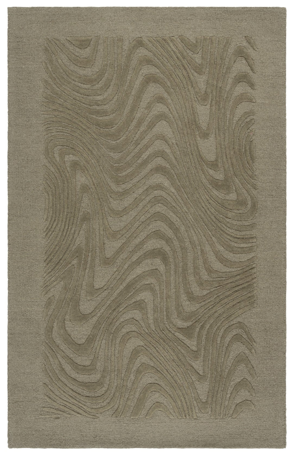 Safavieh Ebony Hand-tufted Area Rug - Stylish Wool Pile For Cozy Living Spaces, Perfect For Modern Interiors Green Wool Pile Ebn725y-6r