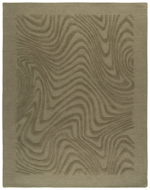 Safavieh Ebony Runner Area Rug - Elegant Hand-tufted Wool Design For Modern Home Decor In Any Space Green Wool Pile Ebn725y-8