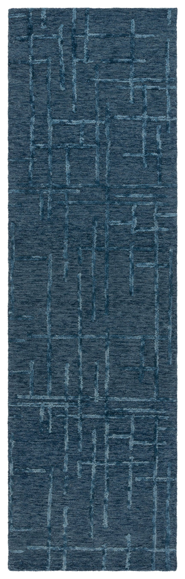 Safavieh Ebony Luxurious Hand-tufted Area Rug - Artisan Crafted, Soft Wool Blend, Timeless Design For Any Room Navy 80% Wool 10% Cotton Ebn750n-28