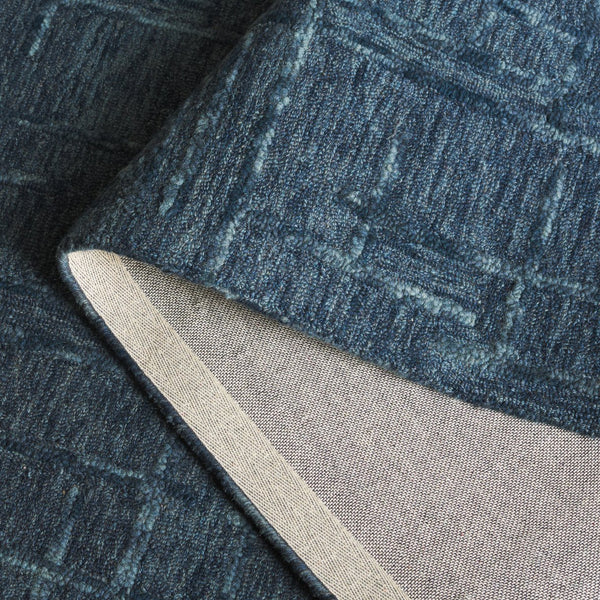 Safavieh Ebony Luxurious Hand-tufted Area Rug - Artisan Crafted, Soft Wool Blend, Timeless Design For Any Room Navy 80% Wool 10% Cotton Ebn750n-28