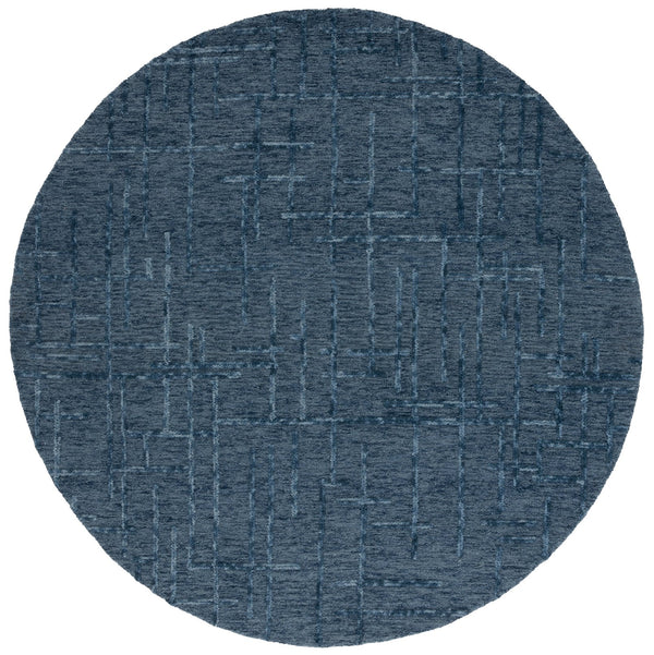 Safavieh Ebony Luxurious Hand-tufted Area Rug - Artisan Crafted, Soft Wool Blend, Timeless Design For Any Room Navy 80% Wool 10% Cotton Ebn750n-28