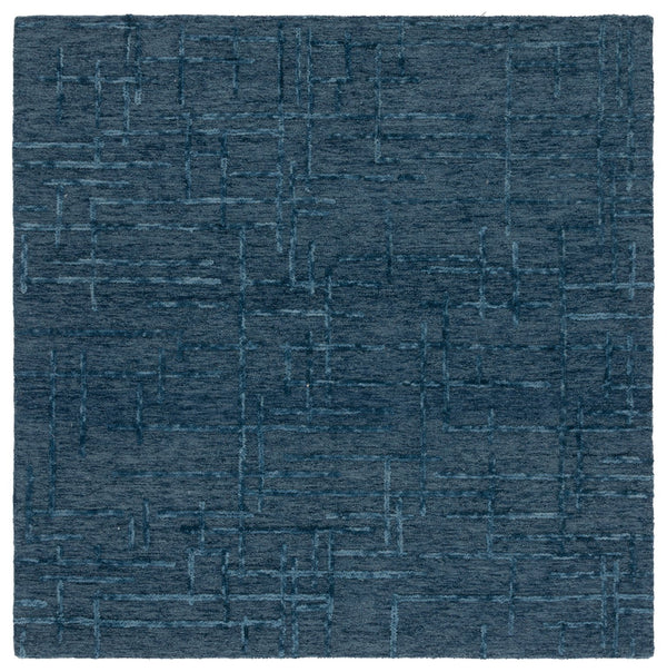Safavieh Ebony Luxurious Hand-tufted Area Rug - Artisan Crafted, Soft Wool Blend, Timeless Design For Any Room Navy 80% Wool 10% Cotton Ebn750n-28