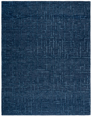 Safavieh Ebony Luxurious Hand-tufted Area Rug - Artisan Crafted, Soft Wool Blend, Timeless Design For Any Room Navy 80% Wool 10% Cotton Ebn750n-28