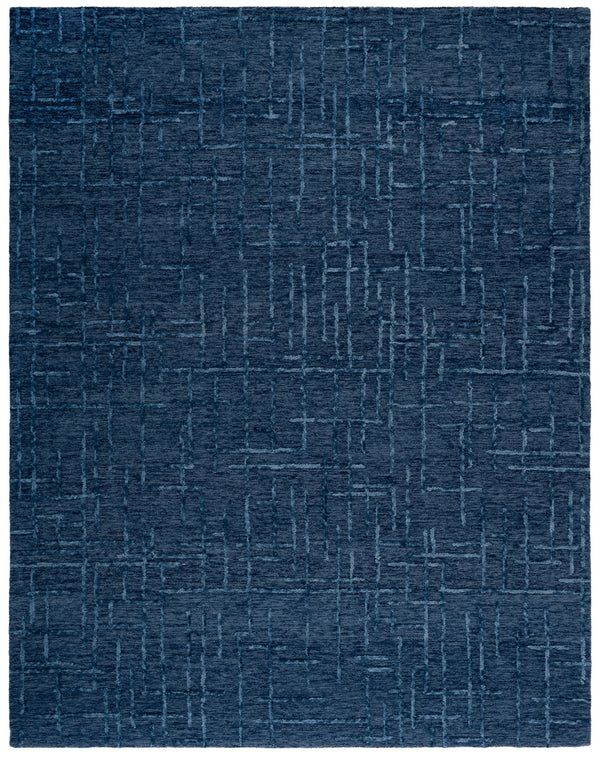 Safavieh Ebony Luxurious Hand-tufted Area Rug - Artisan Crafted, Soft Wool Blend, Timeless Design For Any Room Navy 80% Wool 10% Cotton Ebn750n-28