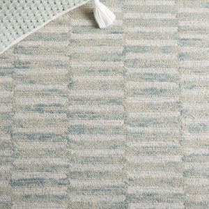 Safavieh Ebony Hand-tufted Wool & Cotton Rug - Elegant Stripe Design For Timeless Home Décor And Comfort Dark Green ,Light Green 80% Wool 10% Cotton Ebn751y-6r