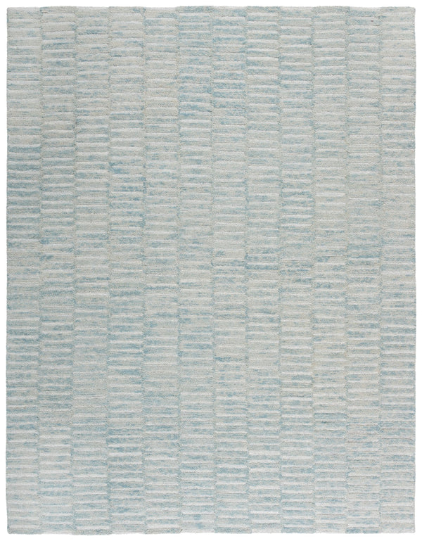 Safavieh Ebony Hand-tufted Wool & Cotton Rug - Elegant Stripe Design For Timeless Home Décor And Comfort Dark Green ,Light Green 80% Wool 10% Cotton Ebn751y-6r