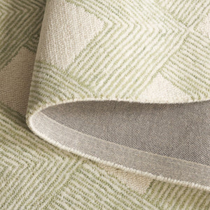 Safavieh Ebony Hand-tufted Wool Cotton Runner Rug – Luxurious Geometric Design For Elegant Home Décor Green ,Ivory 80% Wool 20% Cotton With Latex Ebn752y-5