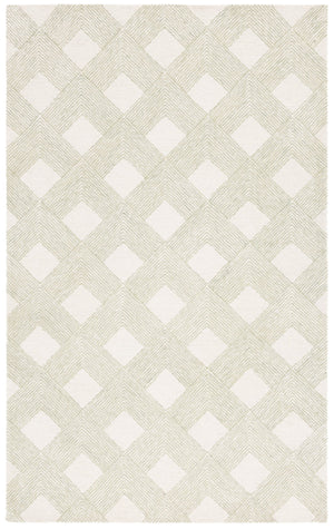 Safavieh Ebony Hand-tufted Wool Cotton Runner Rug – Luxurious Geometric Design For Elegant Home Décor Green ,Ivory 80% Wool 20% Cotton With Latex Ebn752y-5