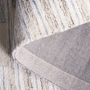 Safavieh Ebony Hand‑Tufted Grey Sage Area Rug — Wool Cotton Low‑Pile Square Rug, Scandinavian Modern Elegance 6'-0" x 6'-0" EBN754F-6SQ