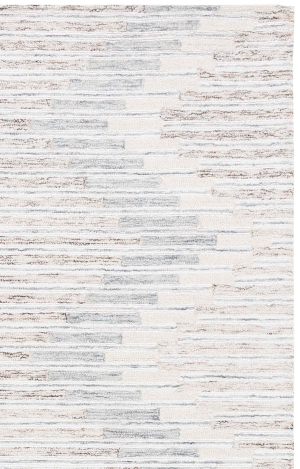 Safavieh Ebony Hand‑Tufted Grey Sage Area Rug — Wool Cotton Low‑Pile Square Rug, Scandinavian Modern Elegance 6'-0" x 6'-0" EBN754F-6SQ