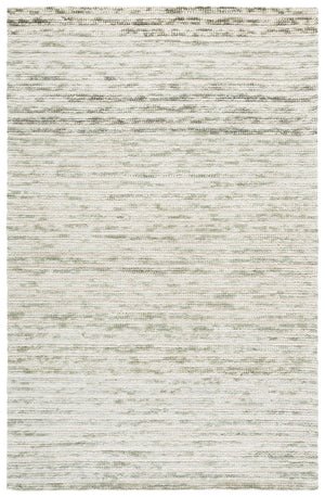 Safavieh Ebony Hand-Tufted Light Green & Ivory Runner Rug — Wool-Cotton Coastal Stripe, Durable Hallway Accent 2'-3" x 8'-0" EBN755Y-28