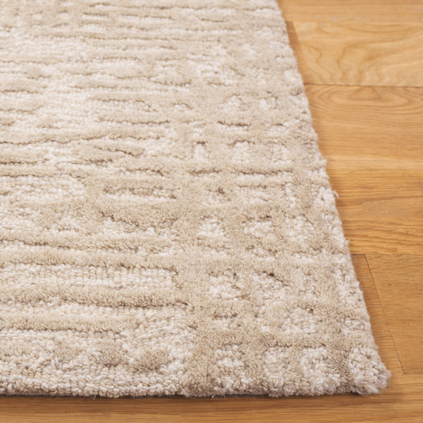 Safavieh Ebony Handtufted Runner Rug – Timeless Elegance With Abstract Patterns For A Stylish Home Decor Upgrade Beige ,Ivory 80% Wool 20% Cotton Ebn775b-5