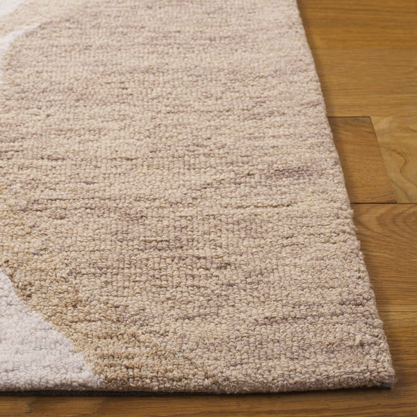 Safavieh Ebony Hand-tufted Runner Rug - Luxurious Wool Blend With Modern Elegance For Your Living Space Beige ,Ivory 80% Wool 20% Cotton Ebn779b-5