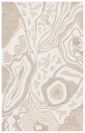 Safavieh Ebony Hand-tufted Runner Rug - Luxurious Wool Blend With Modern Elegance For Your Living Space Beige ,Ivory 80% Wool 20% Cotton Ebn779b-5