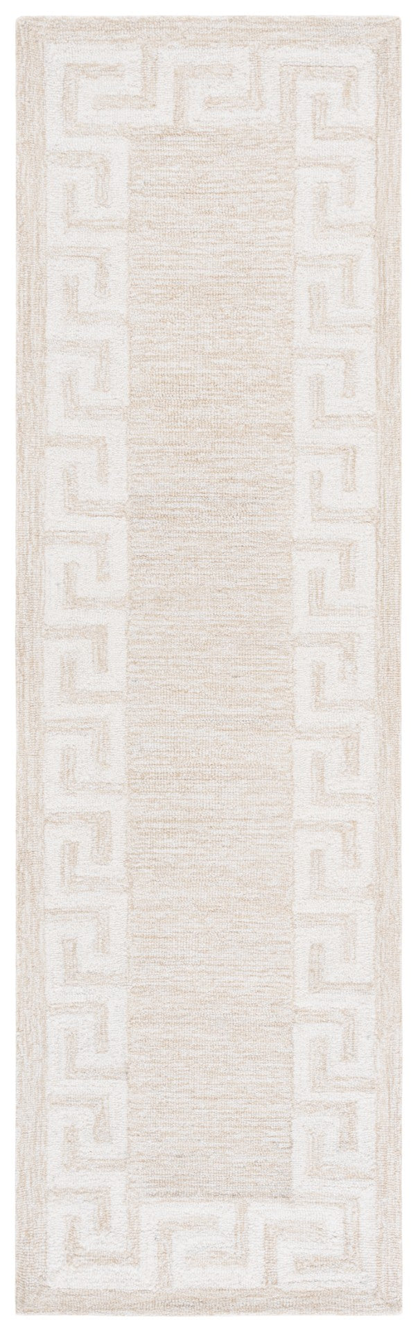 Safavieh Ebony Hand-tufted Area Rug – Luxurious Wool & Cotton Blend With Classic Greek Key Design For Your Home Beige ,Ivory 80% Wool 20% Cotton Ebn780b-6