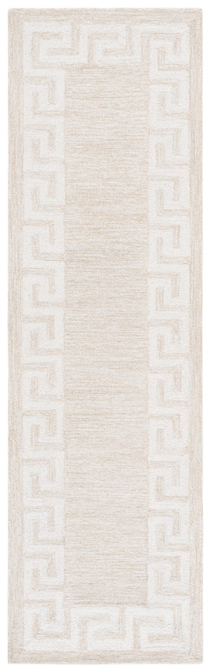 Safavieh Ebony Hand-tufted Area Rug – Luxurious Wool & Cotton Blend With Classic Greek Key Design For Your Home Beige ,Ivory 80% Wool 20% Cotton Ebn780b-6