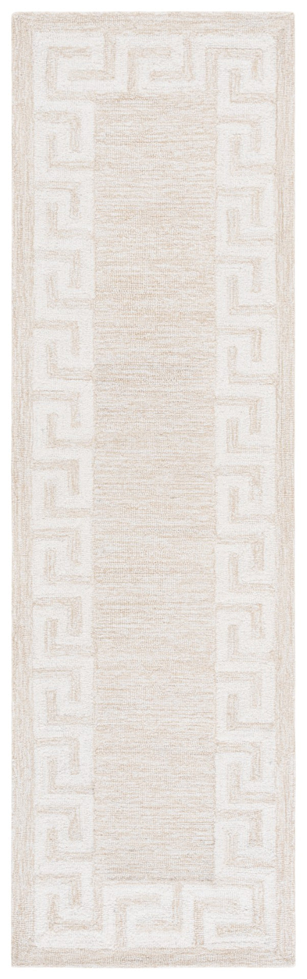 Safavieh Ebony Hand-tufted Area Rug – Luxurious Wool & Cotton Blend With Classic Greek Key Design For Your Home Beige ,Ivory 80% Wool 20% Cotton Ebn780b-6