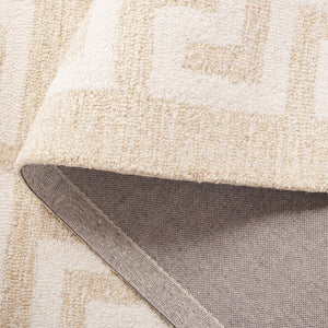 Safavieh Ebony Hand-tufted Area Rug – Luxurious Wool & Cotton Blend With Classic Greek Key Design For Your Home Beige ,Ivory 80% Wool 20% Cotton Ebn780b-6