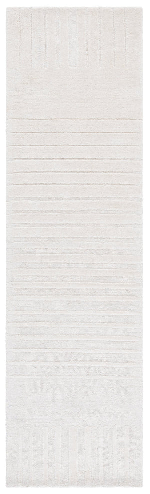 Safavieh Ebony Hand-tufted Runner Rug - Luxurious Wool And Cotton Blend, Timeless Elegance For Any Space Ivory Wool & Cotton Ebn820a-28