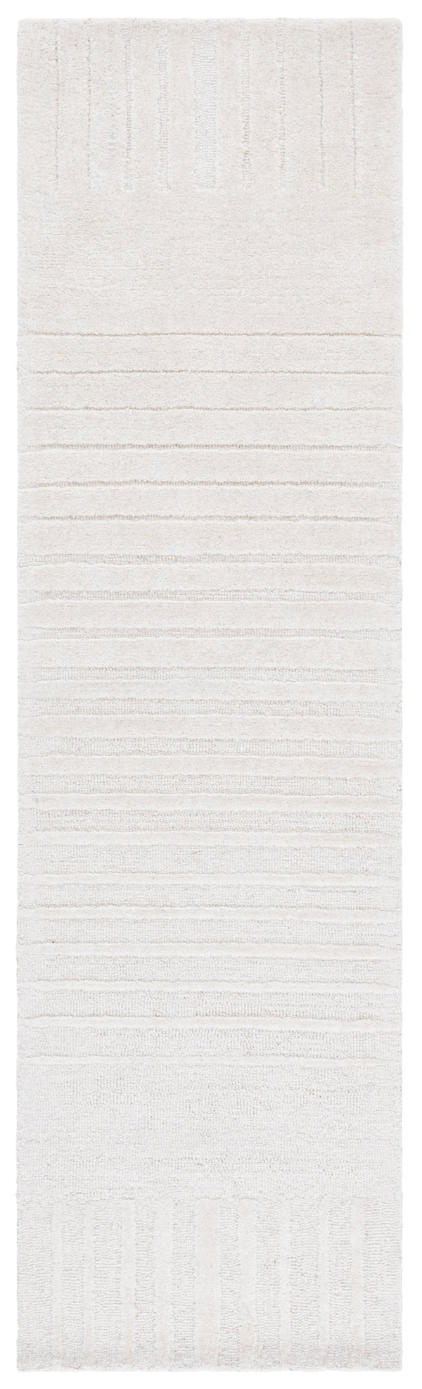 Safavieh Ebony Hand-tufted Runner Rug - Luxurious Wool And Cotton Blend, Timeless Elegance For Any Space Ivory Wool & Cotton Ebn820a-28