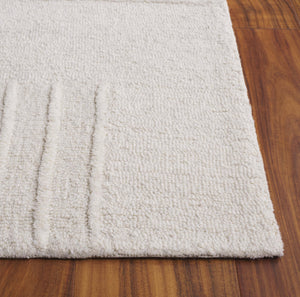 Safavieh Ebony Hand-tufted Runner Rug - Luxurious Wool And Cotton Blend, Timeless Elegance For Any Space Ivory Wool & Cotton Ebn820a-5