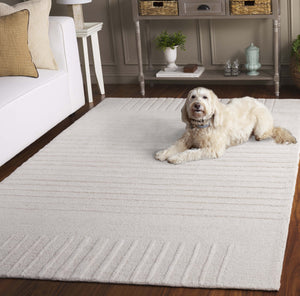 Safavieh Ebony Hand-tufted Runner Rug - Luxurious Wool And Cotton Blend, Timeless Elegance For Any Space Ivory Wool & Cotton Ebn820a-5