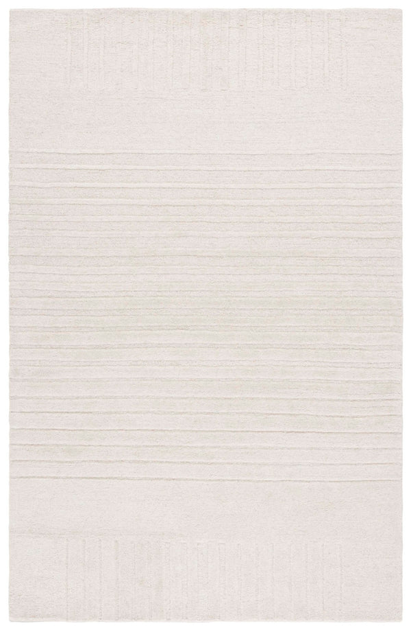 Safavieh Ebony Hand-tufted Area Rug - Luxurious Wool-cotton Blend, Elegant Design For Any Living Space Ivory Wool & Cotton Ebn820a-4