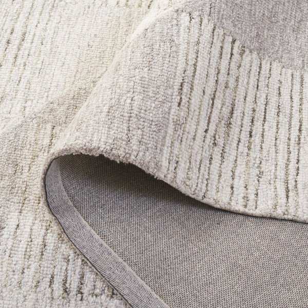 Safavieh Ebony Hand-tufted Area Rug: Elegant Geometric Design In Plush Wool-cotton Blend For Cozy Spaces Grey Wool & Cotton Ebn823f-8