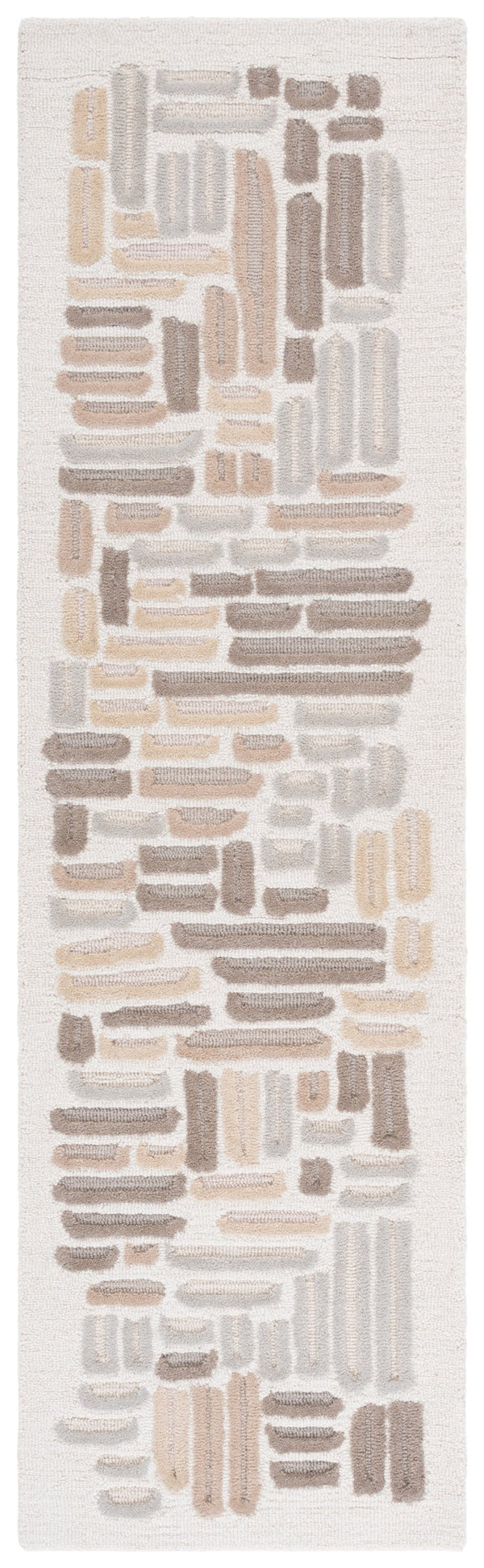 Safavieh Ebony Exquisite Hand-tufted Area Rug In Earthy Tones For Timeless Elegance And Comfort Beige ,Ivory 80% Wool 20% Cotton Ebn850b-28