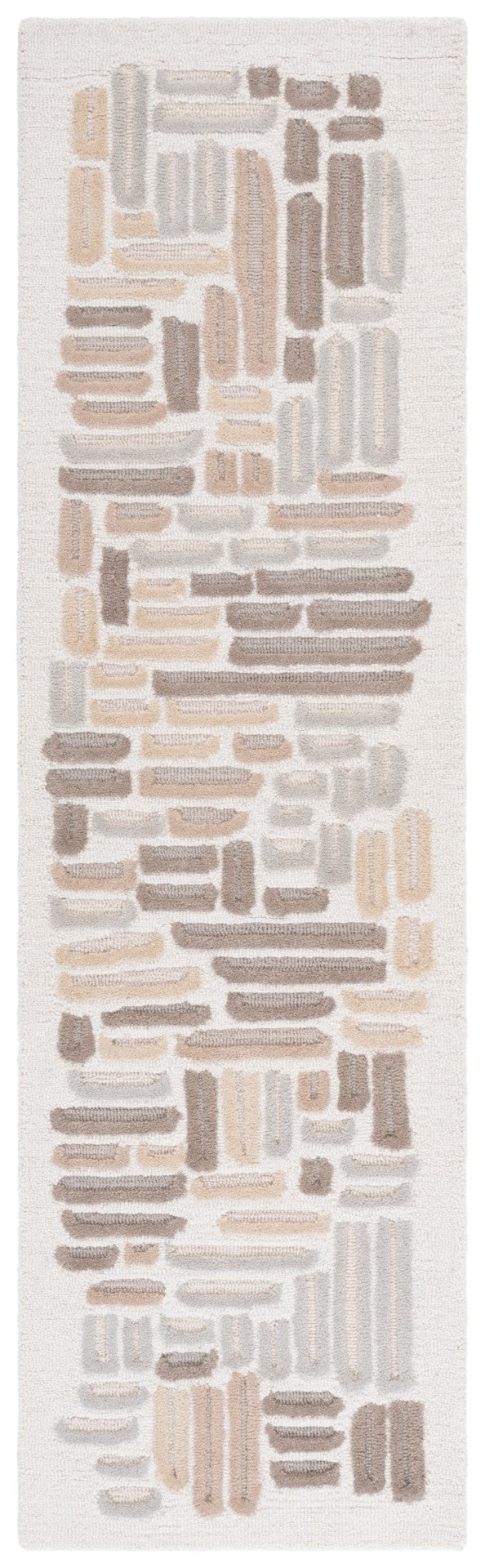 Safavieh Ebony Hand-tufted Area Rug – Luxurious Wool & Cotton Blend, Elegant Design For Cozy Home Décor Beige ,Ivory 80% Wool 20% Cotton Ebn850b-6