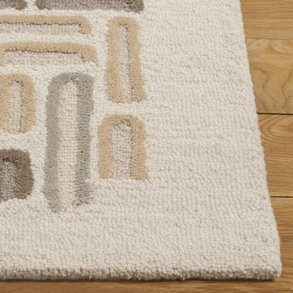 Safavieh Ebony Exquisite Hand-tufted Area Rug In Earthy Tones For Timeless Elegance And Comfort Beige ,Ivory 80% Wool 20% Cotton Ebn850b-28