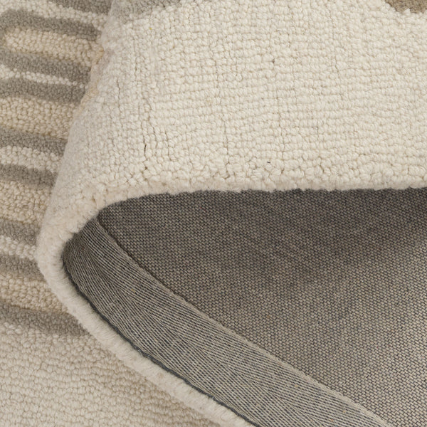 Safavieh Ebony Hand-tufted 5'x8' Beige Ivory Area Rug - Luxurious Wool Blend, Durable, And Stylish Comfort Beige ,Ivory 80% Wool 20% Cotton Ebn850b-5