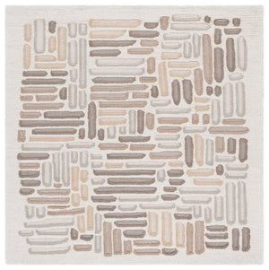 Safavieh Ebony Exquisite Hand-tufted Area Rug In Earthy Tones For Timeless Elegance And Comfort Beige ,Ivory 80% Wool 20% Cotton Ebn850b-28