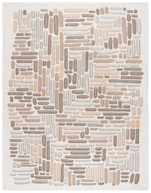 Safavieh Ebony Hand-tufted Area Rug – Luxurious Wool & Cotton Blend, Elegant Design For Cozy Home Décor Beige ,Ivory 80% Wool 20% Cotton Ebn850b-6