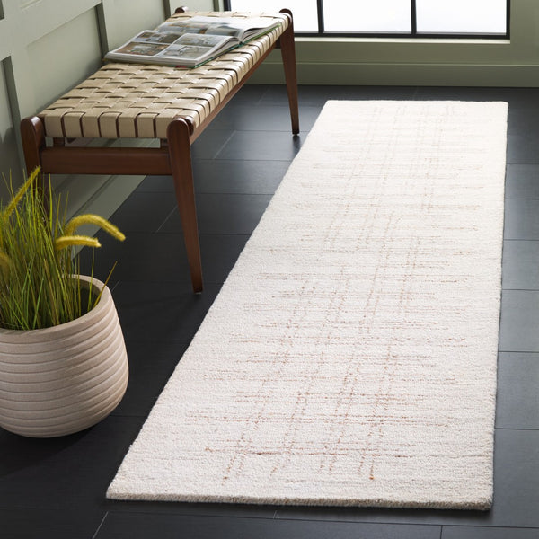 Safavieh Ebony Hand-tufted Area Rug - Elegant Artisan Design In Soft Natural Hues For Stylish Home Decor Ivory ,Grey 70% Wool 20% Cotton 10% Jute Ebn851a-4