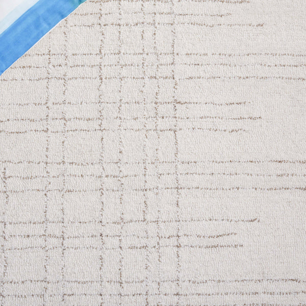 Safavieh Ebony Luxurious 5' X 8' Ivory Grey Area Rug - Hand-tufted, Soft Wool Blend For Elegant Home Decor Ivory ,Grey 70% Wool 20% Cotton 10% Jute Ebn851a-5