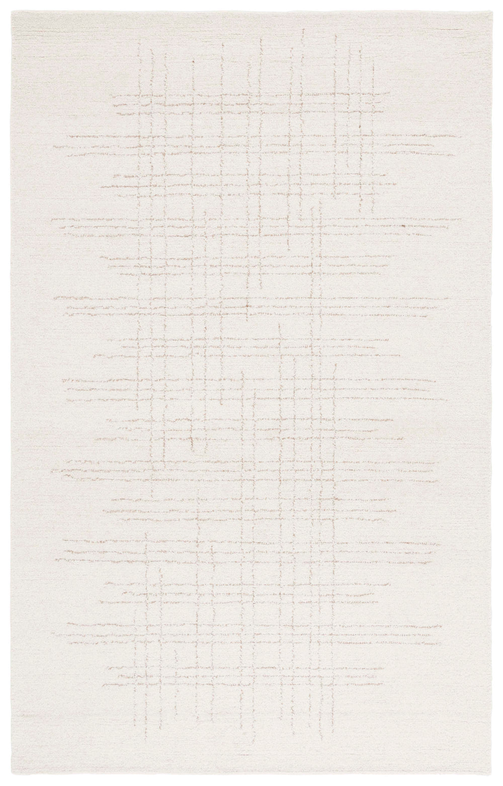 Safavieh Ebony Luxurious 5' X 8' Ivory Grey Area Rug - Hand-tufted, Soft Wool Blend For Elegant Home Decor Ivory ,Grey 70% Wool 20% Cotton 10% Jute Ebn851a-5