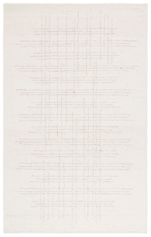 Safavieh Ebony Hand-tufted Area Rug - Elegant Artisan Design In Soft Natural Hues For Stylish Home Decor Ivory ,Grey 70% Wool 20% Cotton 10% Jute Ebn851a-4