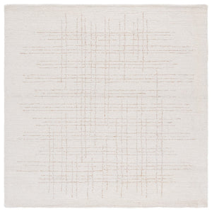 Safavieh Ebony Hand-tufted Area Rug - Elegant Artisan Design In Soft Natural Hues For Stylish Home Decor Ivory ,Grey 70% Wool 20% Cotton 10% Jute Ebn851a-4