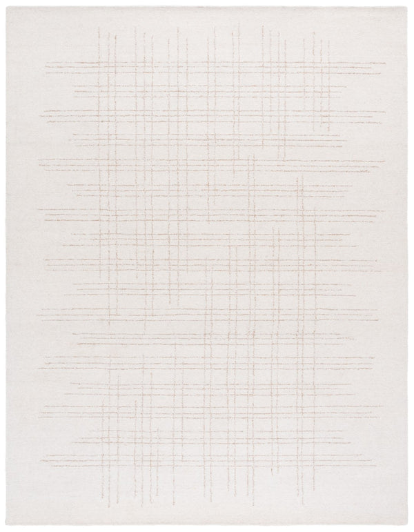 Safavieh Ebony Hand-tufted Area Rug - Elegant Artisan Design In Soft Natural Hues For Stylish Home Decor Ivory ,Grey 70% Wool 20% Cotton 10% Jute Ebn851a-4