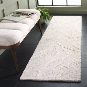 Safavieh Ebony Handcrafted Area Rug - Luxurious Wool & Cotton Blend, Elegant Home Décor, Timeless Style Grey ,Ivory 80% Wool 20% Cotton Ebn852f-6